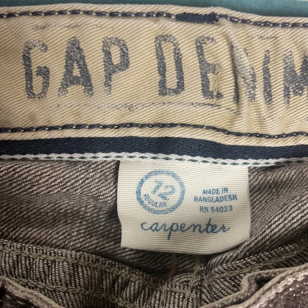 Boys Gap Denim Carpenter Pants, brown denim,  12 R